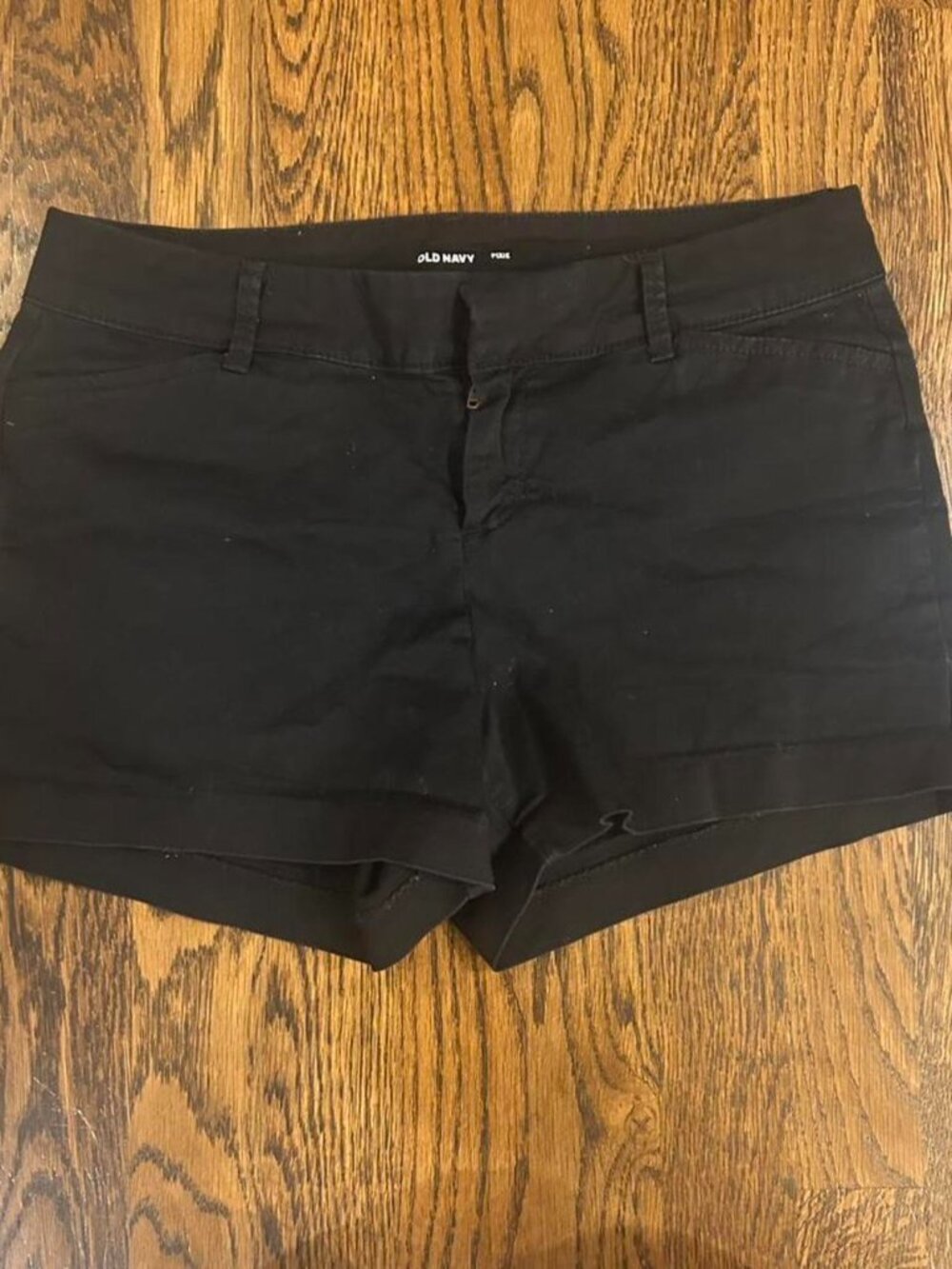 Old Navy Black Pixie Cuffed Shorts - Size 2